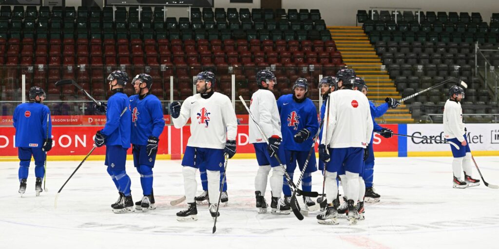 Great Britain training session in Cardiff