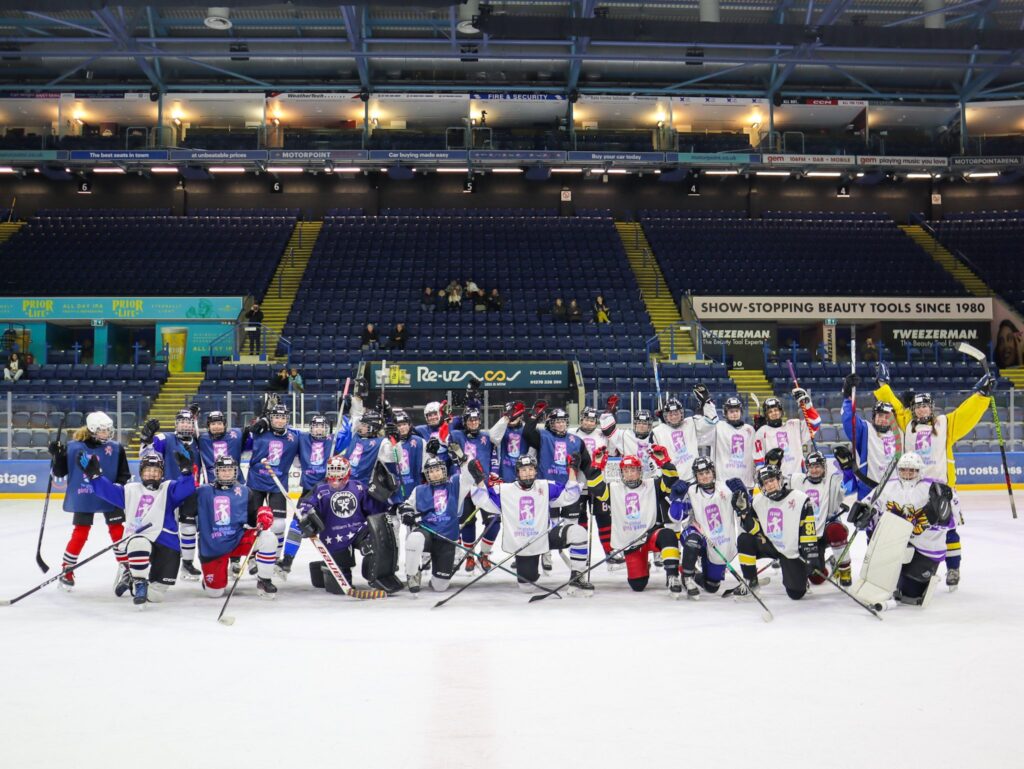 The UK's Global Girls' Game 2025 was held at the National Ice Centre in Nottingham