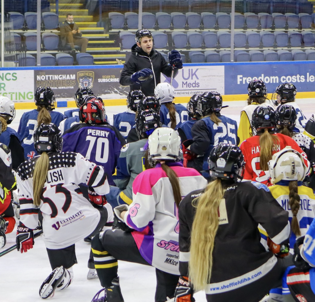 The UK's Global Girls' Game 2025 was held at the National Ice Centre in Nottingham